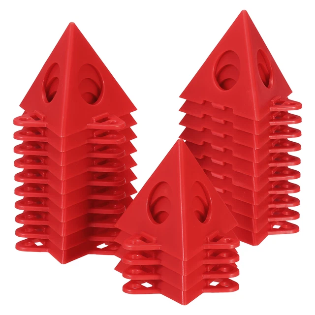 Pittura Supporti,24pz ABS Plastica Mini Cono Vernice Stand,Rosso