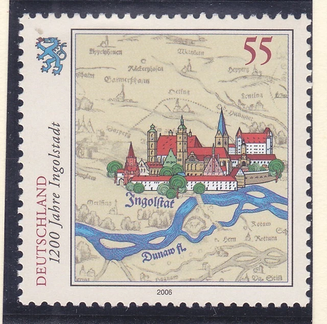 Germany 2372 MNH 2006 Ingolstadt - 1200th Anniversary Issue Very Fine