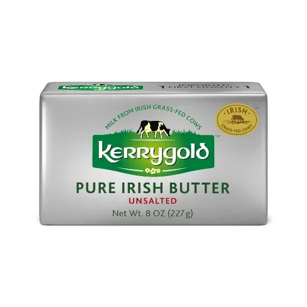 Kerrygold - 1 Pound Unsalted stick Butter - (2) Packs 8 0unces each
