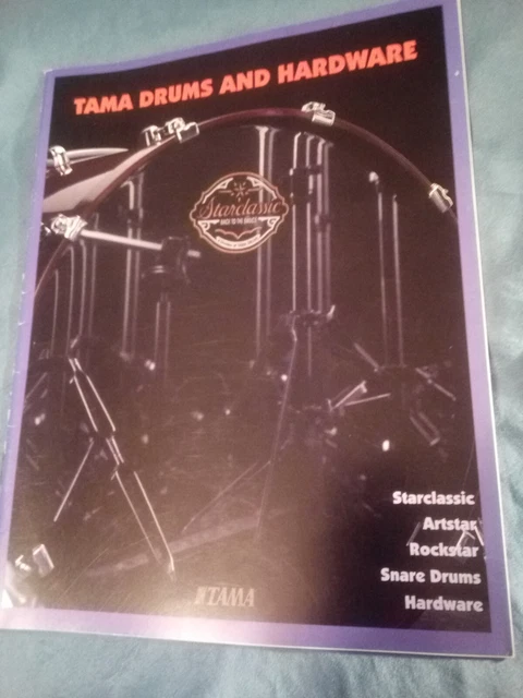 TAMA Drums & Hardware Catalog 1996; Excellent Condition