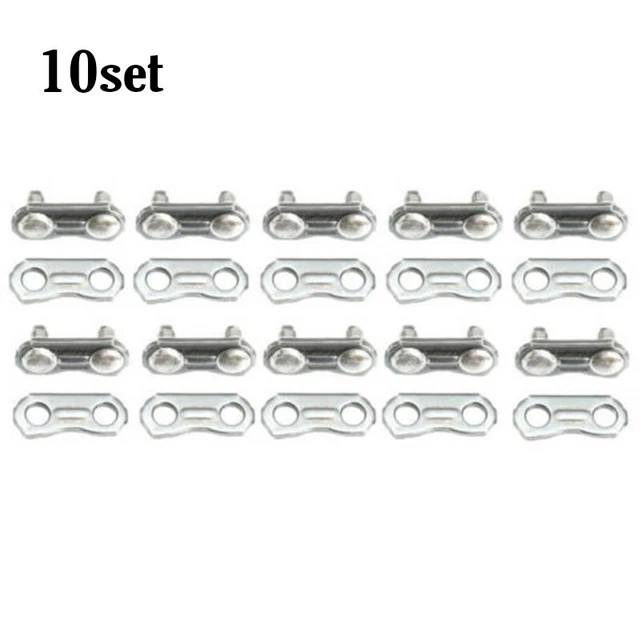 10x Kettensäge Kette Reparatursatz für 325 058 Verbindung Link Krawatte Riemen