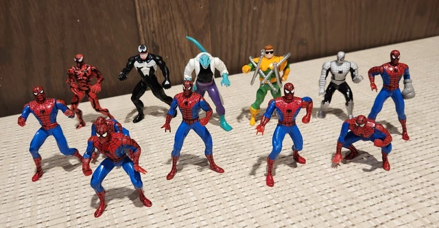 Vintage 1994 Toy Biz Marvel Heavy Metal Heroes Die Cast  Lot Of 14 Figures