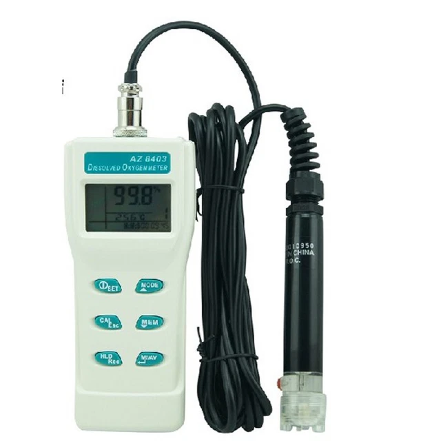 AZ8403 Digital Portable Accurate Dissolved Oxygen DO Meter Tester LCD Display