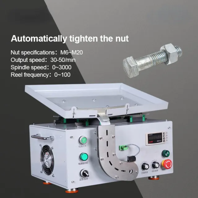 Fully Automatic Nut Assembly Machine, 260w Electric Screw Tightening Equipment