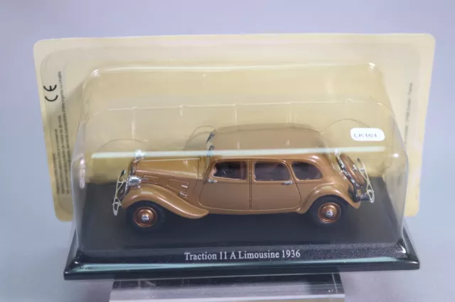 LK161 NOREV UH Atlas 1/43 Citroen Traction 11A limousine 1936 Saga Tractions 35