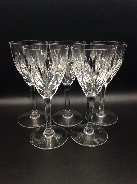 Superbe Service 12 VERRES EAU Cristal Taillé SAINT-LOUIS fin XIXe 1900