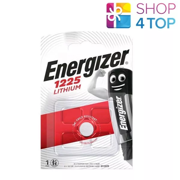 Energizer BR1225 Batterie Lithium Ampoule 3V Boutons Cellule Exp 2029 Neuf