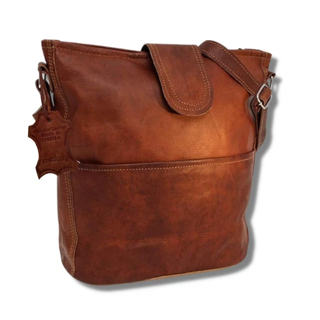 Cuir Véritable Femmes Bandoulière Cartable Femmes Messager Sac Bandoulière