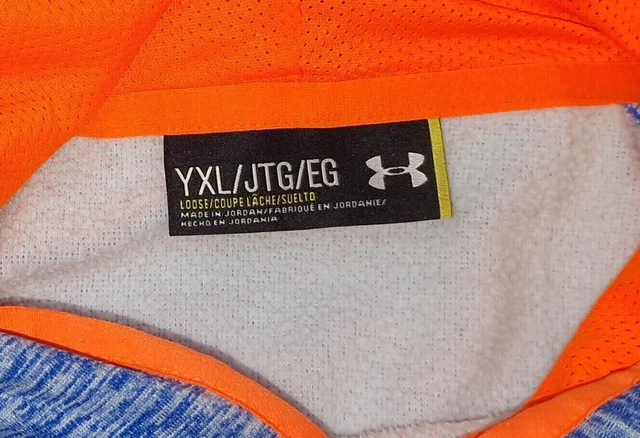 UNDER ARMOUR RAGAZZI CON CAPPUCCIO TAGLIA YXL (13-15 ANNI) S MENS GC .a 6