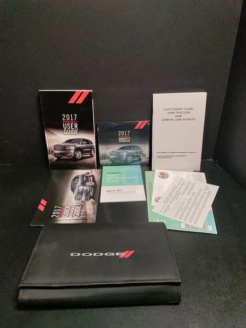 2017 Dodge DURANGO Factory Owners Manual Good Condition Fast Shipping