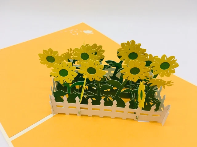Bienen Pop-Up-Karte – 3D Klappkarte Für Imker & Gartenfreunde, Mit Persönlichem Einleger