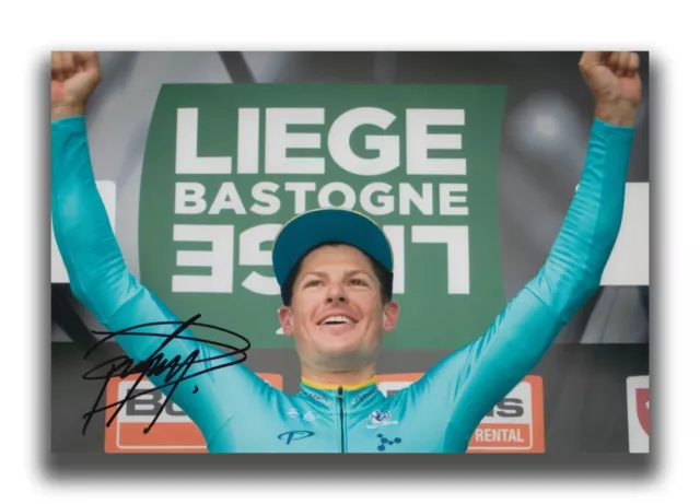 Jakob Fuglsang Hand Signed 12X8 Photo - Cycling Autograph - Tour De France 4.