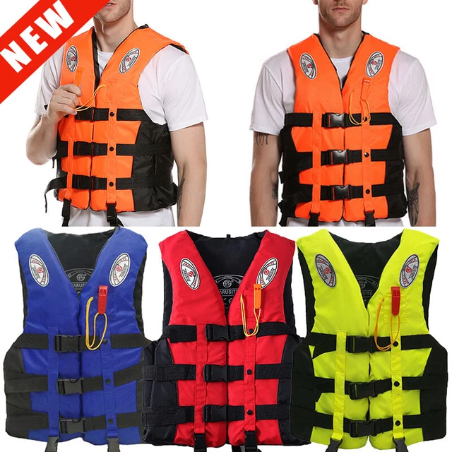 Adults Kids Life Jacket Watersport Vest Kayak Ski Buoyancy Aid Sailing Boating