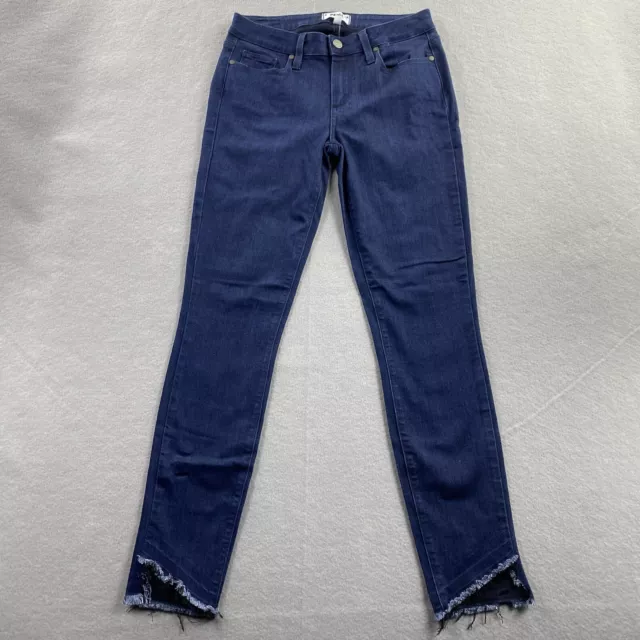 Paige Jeans Womens 27 blue Denim Pants Verdugo Ankle Skinny Stretch Casual