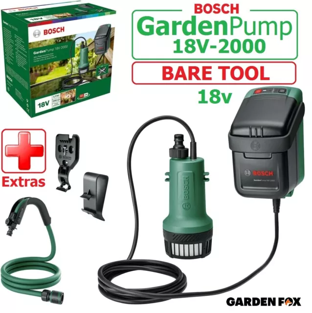 BARE Bosch 18V GardenPump 18 Rainwater Garden Pump 06008C4203 4059952617541 ZTW