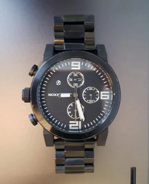 NIXON DODGE THE ride stainless steel black men s watch 60.00