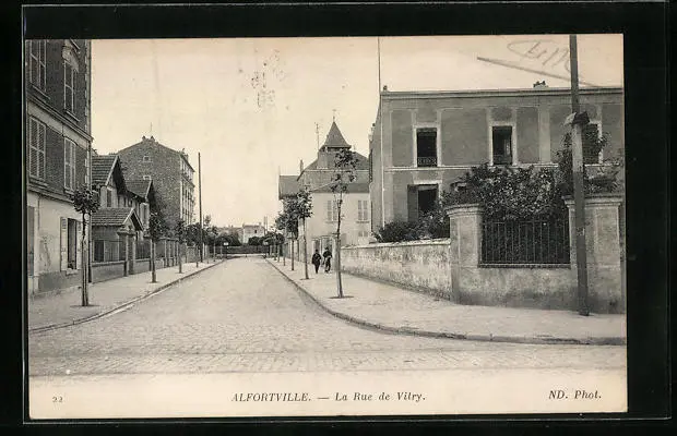 CPA Alfortville, La Rue de Vitry