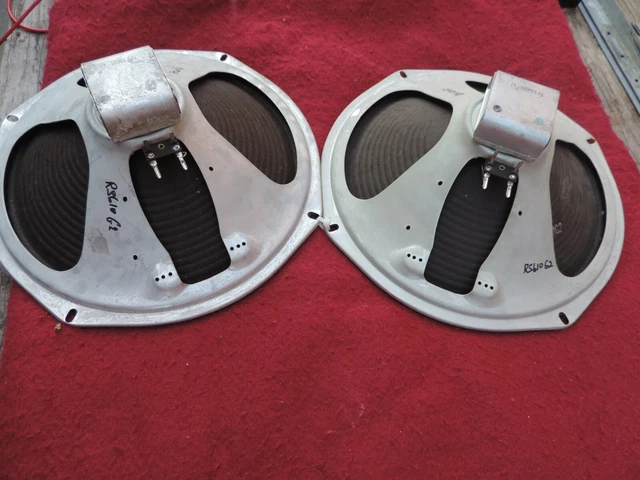 Vintage  12 Inch  Alnico   Speakers ,4  Ohm  Rated  By Rsc