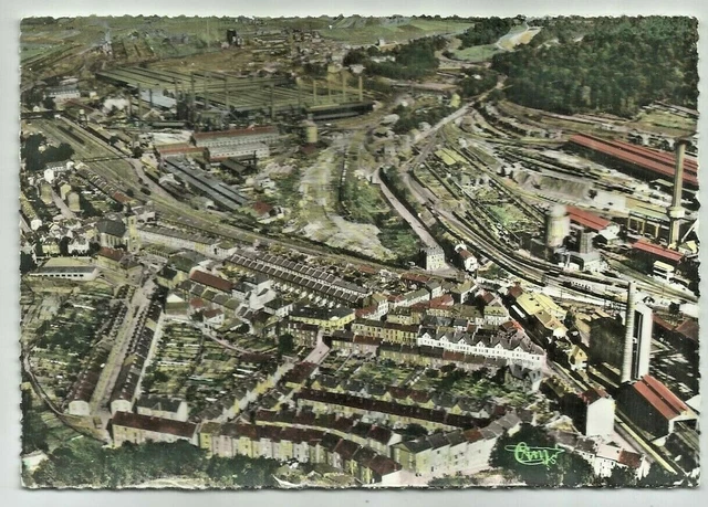 LONGWY - 54 - GOURAINCOURT with CHIERS factories - 1970s - CIM color