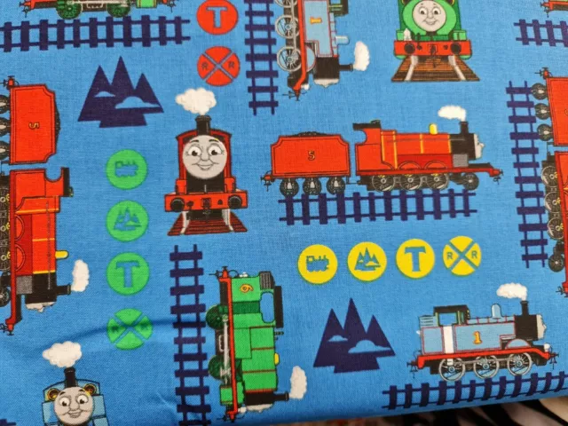 THOMAS THE TANK ENGINE & FRIENDS TRAINS 45" WIDE Crafts/ children / duvets THOMAS THE TANK ENGINE & FRIENDS TRAINS 45" WIDE Crafts/ children / duvets