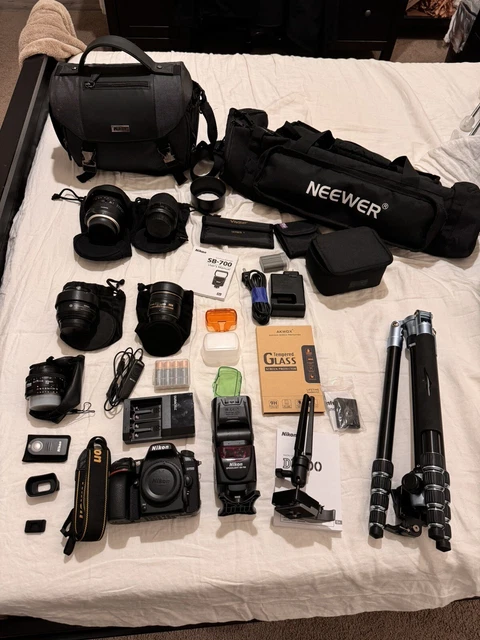 NIKON D7500 DSLR Camera Kit (Lenses, Flash, Tripods, & Accessories) £ ...
