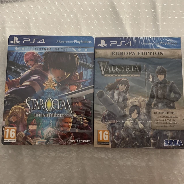 Lot Jeux PS4 Neuf Sous Blister Star Ocean Valkyria Chronicles Sony Playstation 4