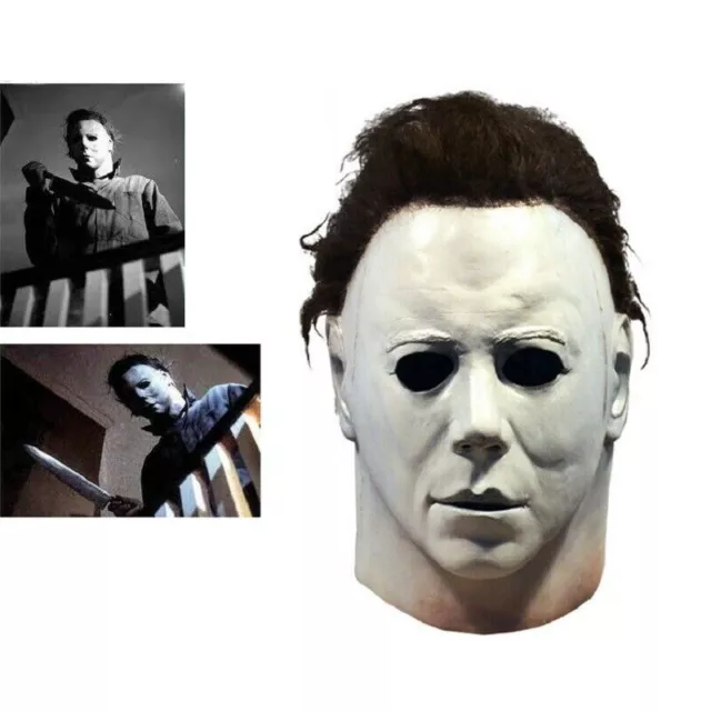 MICHAEL MYERS MASK 1978 Full Head Scary Horror Murderer Halloween ...