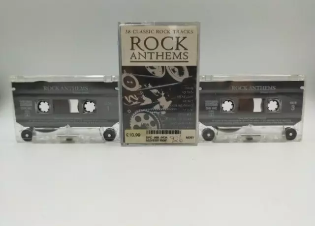 Musikkassette Rock Anthems 38 classic Rock Tracks Sampler MC Audio Tape