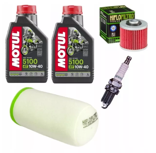 Service-Kit Motul Öl, Filter, Zündkerze für Quad YAMAHA YFM 700 R RAPTOR