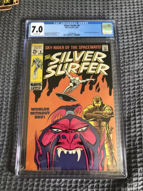 The Silver Surfer #6 (Marvel Comics June 1969) CGC 7.0