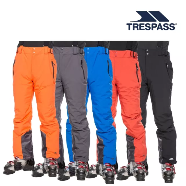 Trespass Mens Lightly Padded Slim Fit Salopettes Ski Trousers Trevor