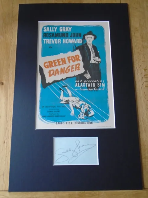 Sally Gray Genuine Signed Authentic Autograph - UACC / AFTAL.