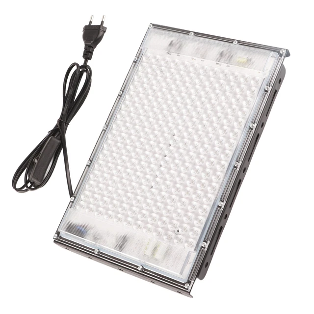 Lámpara de bronceado HG (enchufe UE) 192 LEDs 460nm Lámpara azul completo Luz de bronceado portátil