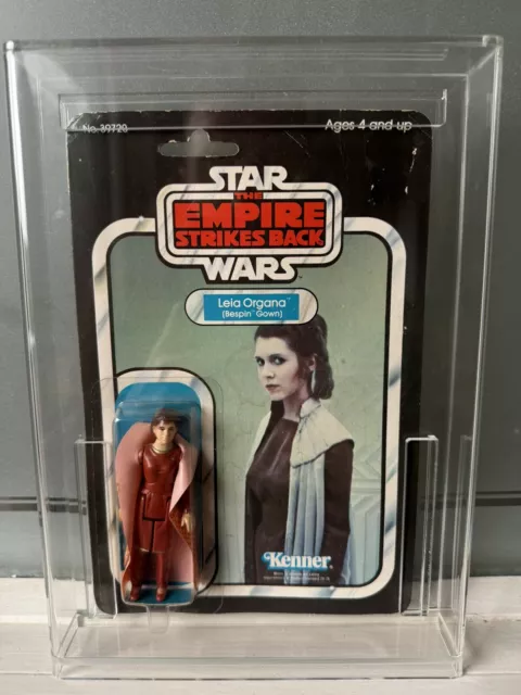 1980 Star Wars ESB Empire Strikes Back Princess Leia Bespin Figure 31 Back MOC