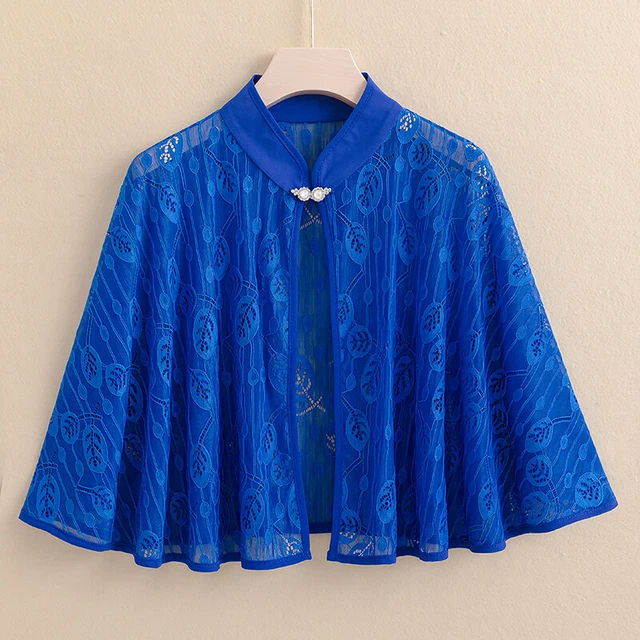 Étole Bolero Pour Femme En Dentelle Perforée - Modèle AS-1487, Viscose Extensible