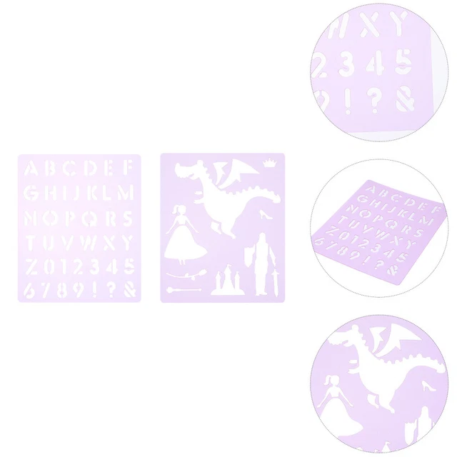  14 PCS KINDER Malen Schablonen Zeichnungsvorlage Für Bastelsets Konto 