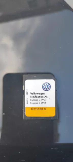 3G0919866BC SD CARD  AS EUROPA 2019 V7 VW  Tiguan 2 T-ROC T-CROSS POLO GOLF Pass