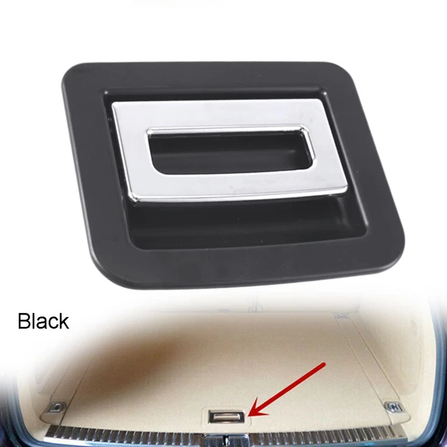 Poignée De Porte "Derenic" Avec Trou Pour Cylindre - Noir - Entraxe