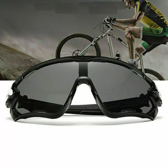 Outdoor Sport Cycling Bicycle Bike Riding Sun Glasses Eyewear Goggle UV400 UK 3