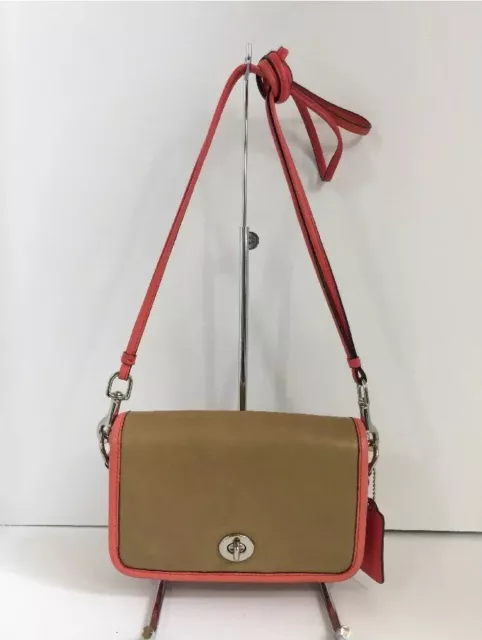 COACH Legacy Archival Two-Tone Leather Penny Shoulder Purse