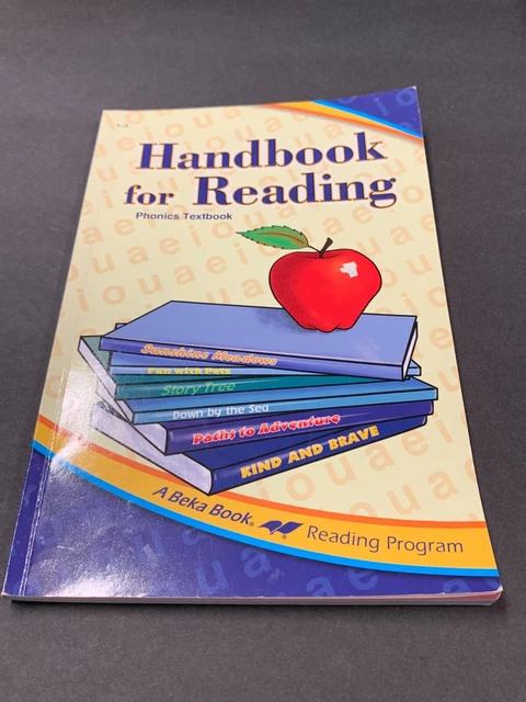 A Beka Book 1-3 Handbook for Reading Phonics Textbook Reading Program