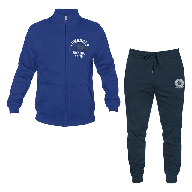 Tuta Uomo LONSDALE Cotone Felpato Full Zip - 3 Modelli