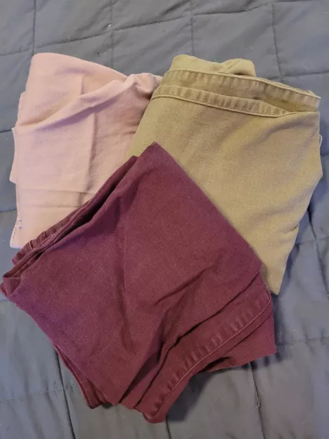 3 Pairs LC Lauren Conrad Crop Stretch Pants (Size 12)