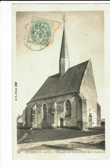 CPA-Carte postale-  FRANCE -Salbris-- Chapelle de N.D. des 7 douleurs- 1916