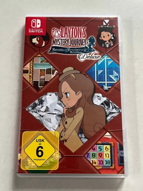 Nintendo Switch Laytons Mystery Journey LEERHÜLLE ohne Spiel