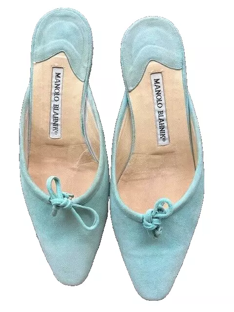 Manolo Blahnik Ballerina Flat Mules / Size 36 / US 6