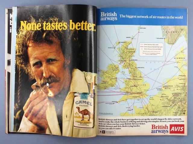 British Airways Highlife Airline Inflight Magazine August 1981 European Club Ba 6