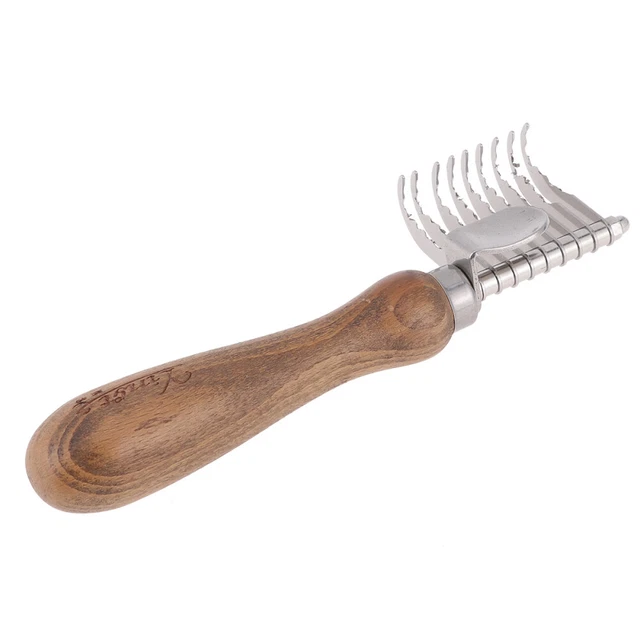 Pettine Toelettatura Animali Per Sottopelo - Per Cani, Cavalli E Bestiame, Rimozione Peli Morti - Foto 2