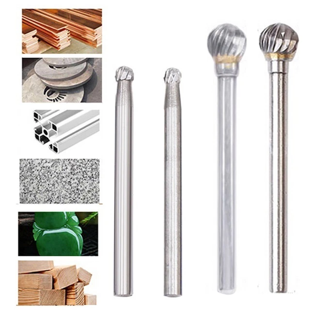 Bit router bit abrasivo singolo cutter/double cutter per metallo/non metallo