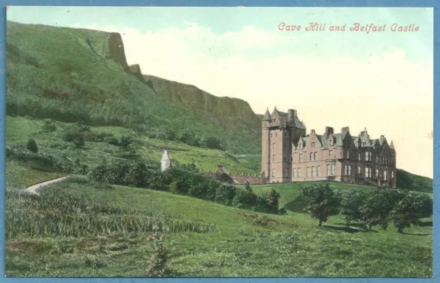 BELFAST  Vintage   unused p/c      Cave Hill and  Belfast Castle,